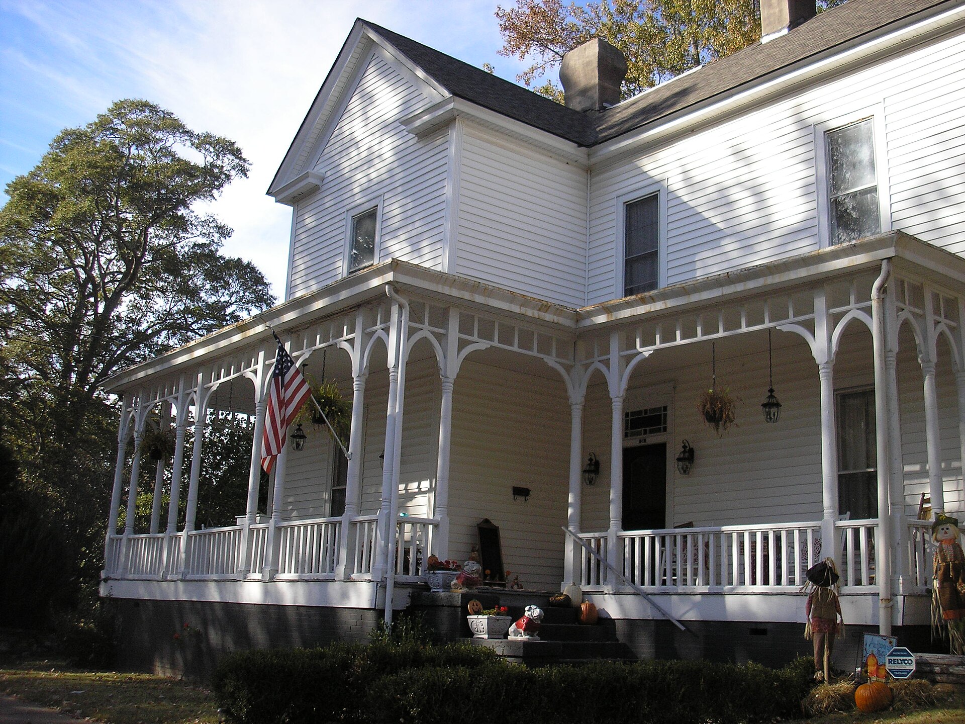 A historic home on Wesley Street in Newnan, Georgia